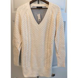 Banana Republic Cableknit Raglan Tunic Sweater, Size M, NWT